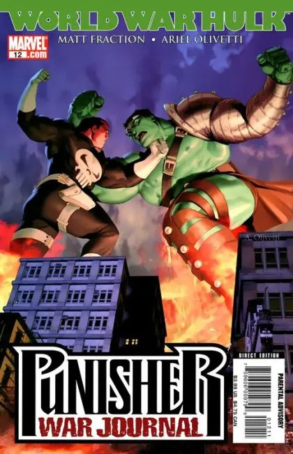 Punisher War Journal, Vol. 2 #12 comic book cover, 2007