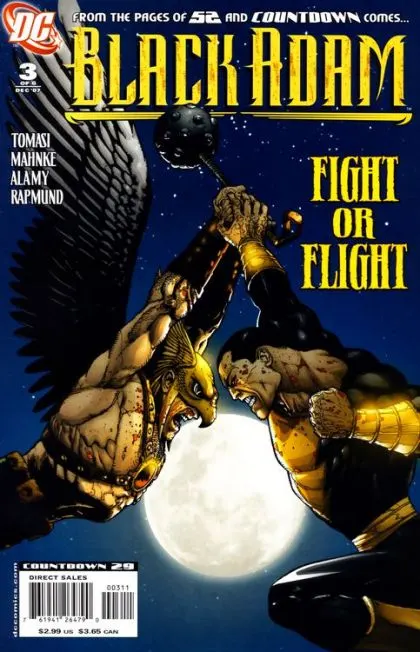 Black Adam: The Dark Age #3 comic book cover, 2007