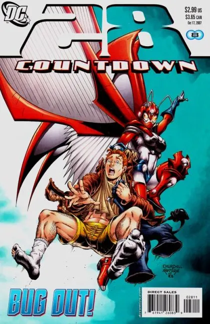 Countdown #28 comic book cover, 2007