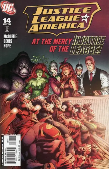 Justice League of America, Vol. 2 #14 comic book cover, 2007