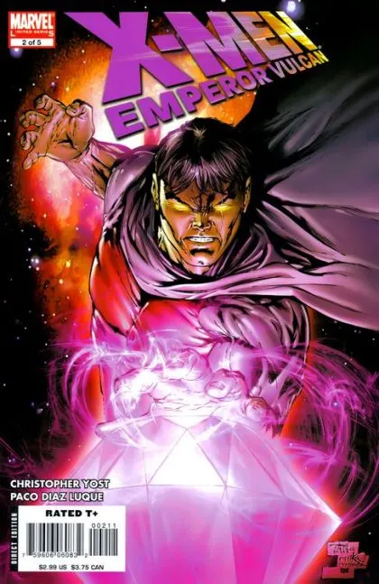X-Men: Emperor Vulcan #2 comic book cover, 2007