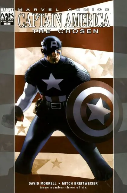 Captain America: The Chosen #3 Variant Cover comic book cover, 2007