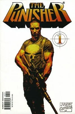 The Punisher, Vol. 5 #1 Tim Bradstreet Spotlight Variant comic book cover, 2000
