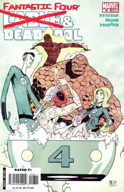 Cable & Deadpool #46 Skottie Young Regular Cover comic book cover, 2007
