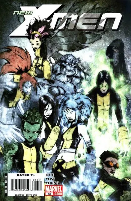 New X-Men (Academy X) #43 Direct Edition comic book cover, 2007