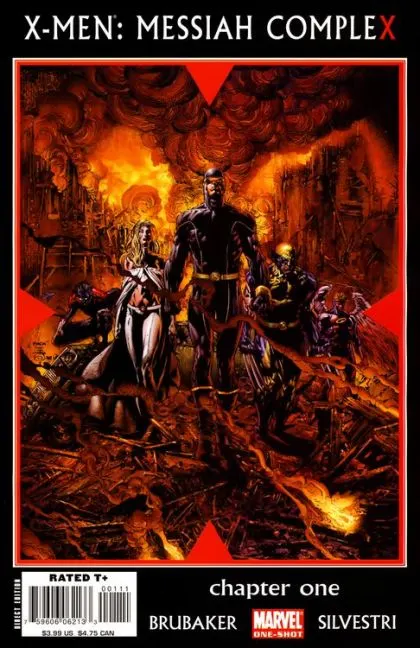 X-Men: Messiah Complex #1 Direct Edition comic book cover, 2007
