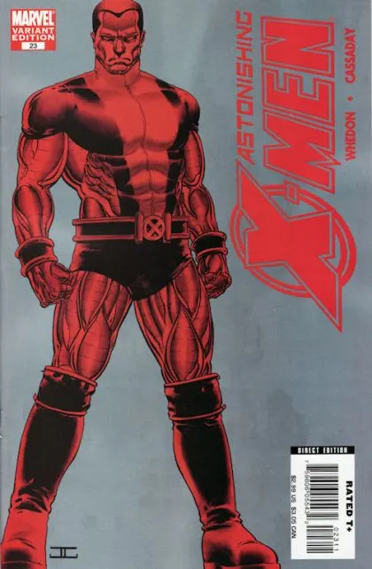 Astonishing X-Men, Vol. 3 #23 John Cassaday Variant Cover comic book cover, 2008