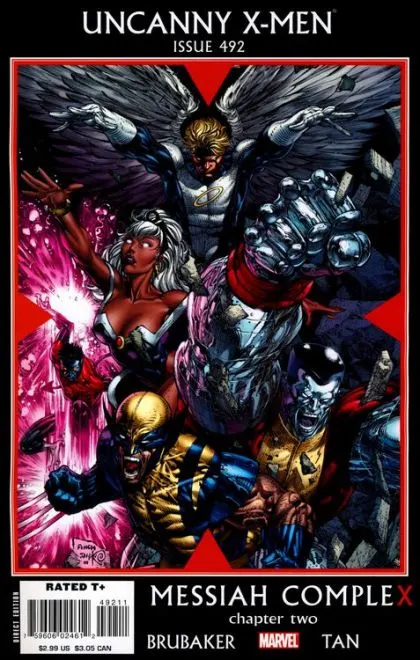 Uncanny X-Men, Vol. 1 #492 David Finch Regular comic book cover, 2008