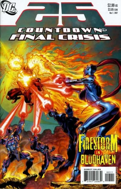 Countdown #25 comic book cover, 2008