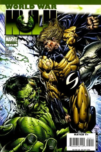 World War Hulk #5 comic book cover, 2008