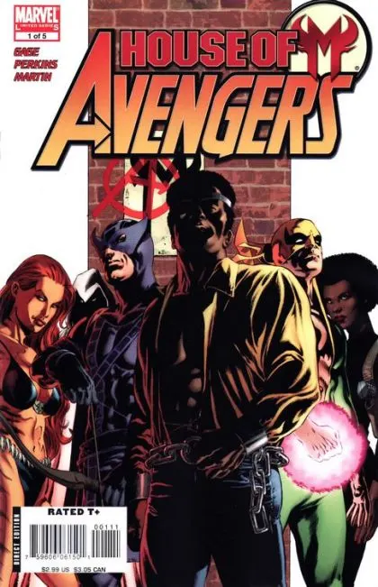 House of M: Avengers #1 comic book cover, 2008