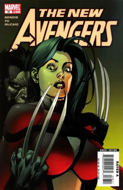 New Avengers, Vol. 1 #36 Leinil Francis Yu Regular comic book cover, 2008