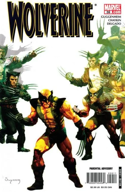 Wolverine, Vol. 3 #59 Direct Edition comic book cover, 2008