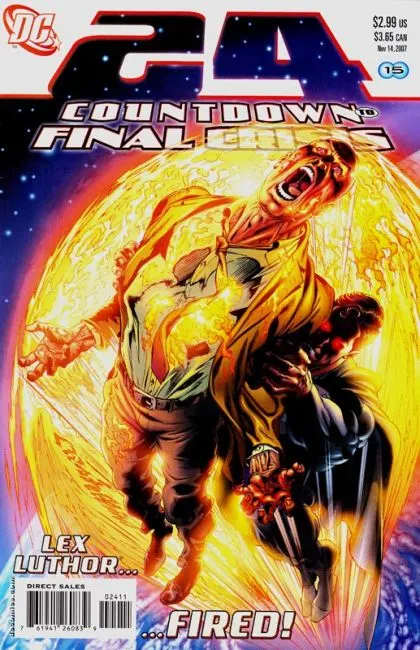 Countdown #24 comic book cover, 2008