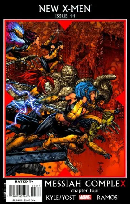 New X-Men (Academy X) #44 Direct Edition comic book cover, 2008