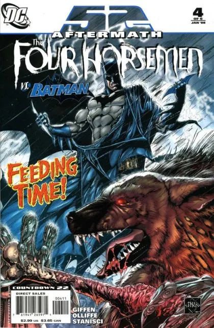 52 Aftermath: The Four Horsemen #4 comic book cover, 2008
