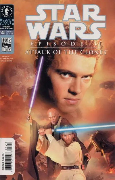 Star Wars: Episode II - Attack Of The Clones #4 Photo Edition comic book cover, 2002