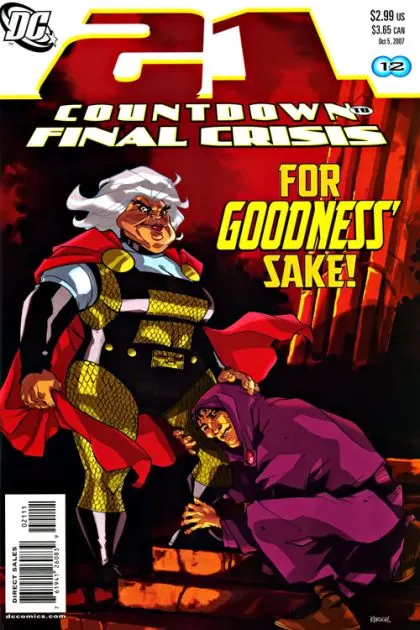 Countdown #21 comic book cover, 2008