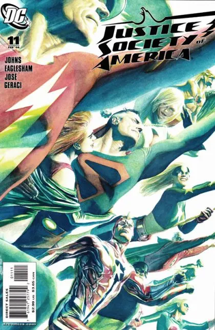 Justice Society of America, Vol. 3 #11 Alex Ross Regular Cover comic book cover, 2008
