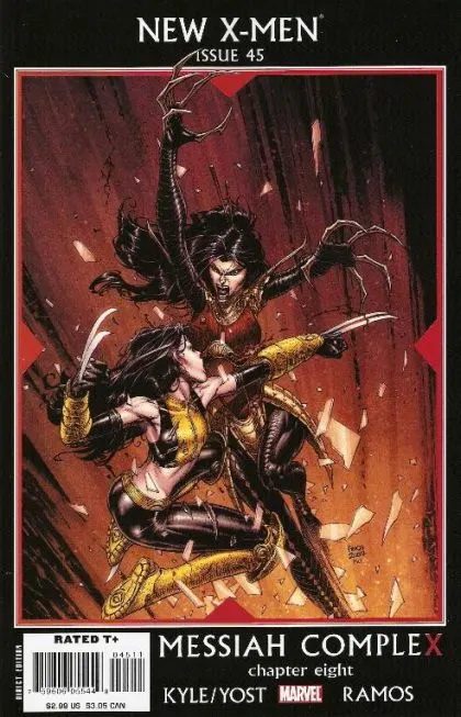 New X-Men (Academy X) #45 comic book cover, 2008