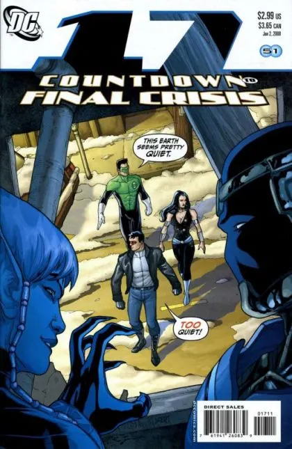 Countdown #17 comic book cover, 2008
