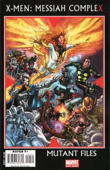 X-Men: Messiah Complex - Mutant Files #1 comic book cover, 2008