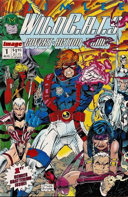 WildC.A.T.s, Vol. 1 #1 Direct Edition comic book cover, 1992