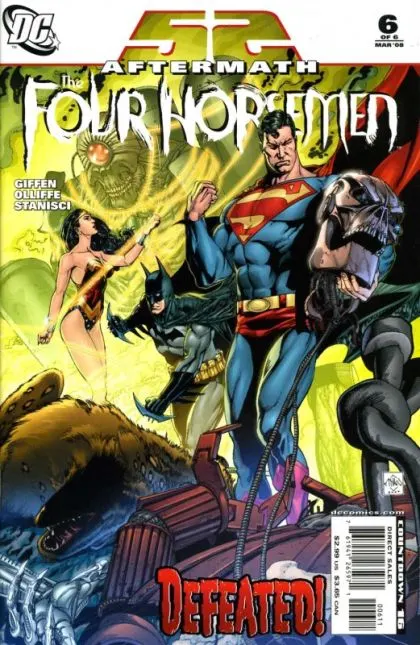 52 Aftermath: The Four Horsemen #6 comic book cover, 2008