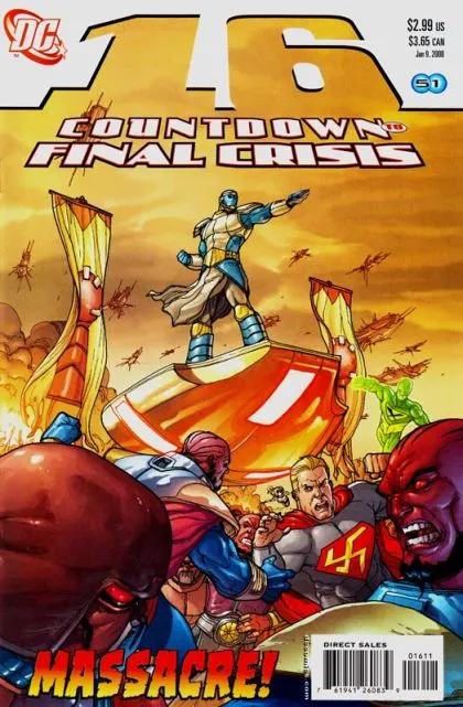 Countdown #16 comic book cover, 2008