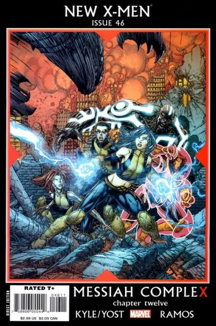 New X-Men (Academy X) #46 comic book cover, 2008