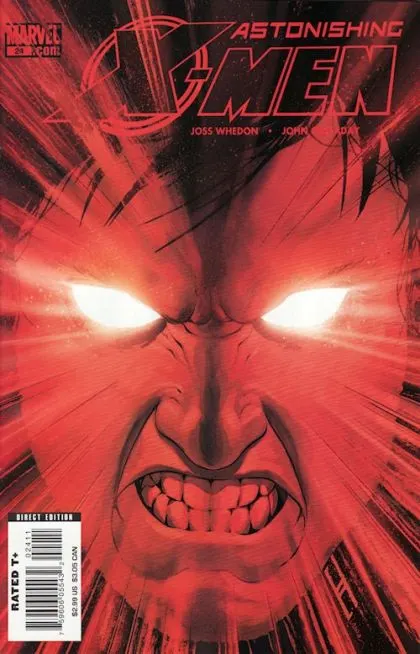 Astonishing X-Men, Vol. 3 #24 Direct Edition comic book cover, 2008