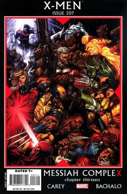 X-Men, Vol. 1 #207 David Finch Regular comic book cover, 2008