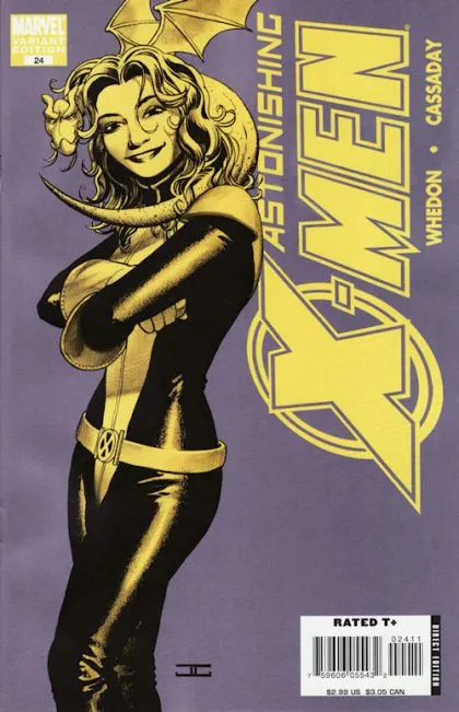 Astonishing X-Men, Vol. 3 #24 John Cassaday Variant Cover comic book cover, 2008