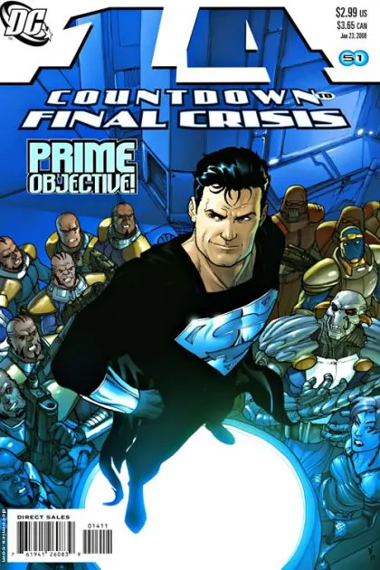 Countdown #14 comic book cover, 2008