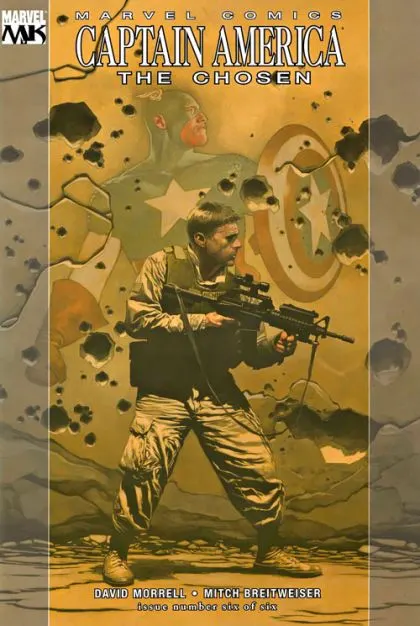 Captain America: The Chosen #6 Variant comic book cover, 2008
