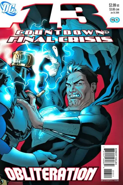 Countdown #13 comic book cover, 2008