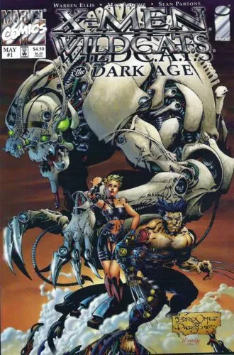 X-Men / WildC.A.T.s: The Dark Age #1 comic book cover, 1998