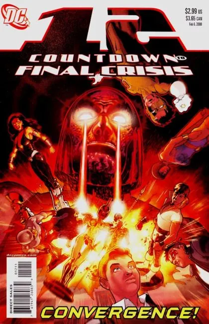 Countdown #12 comic book cover, 2008
