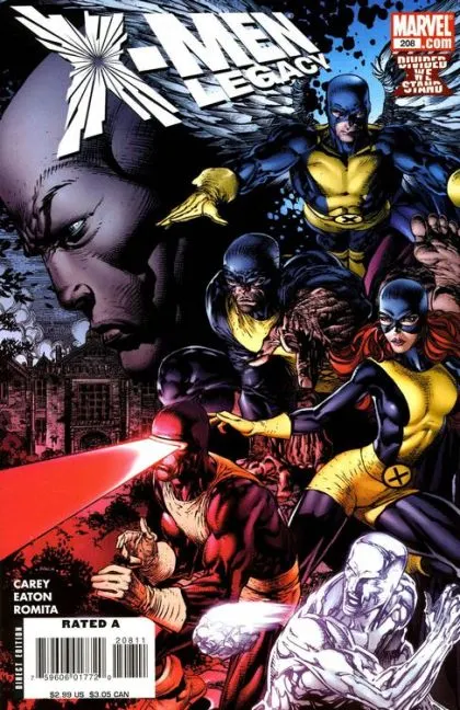 X-Men: Legacy, Vol. 1 #208 David Finch Regular comic book cover, 2008
