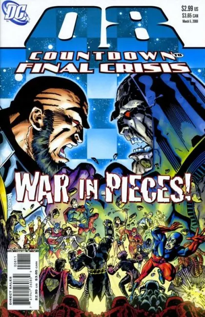 Countdown #8 comic book cover, 2008