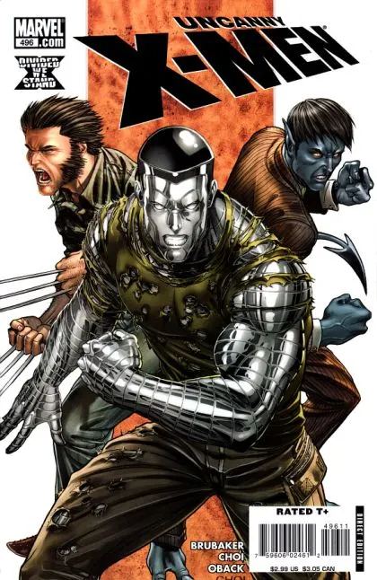 Uncanny X-Men, Vol. 1 #496 Mike Choi Regular comic book cover, 2008