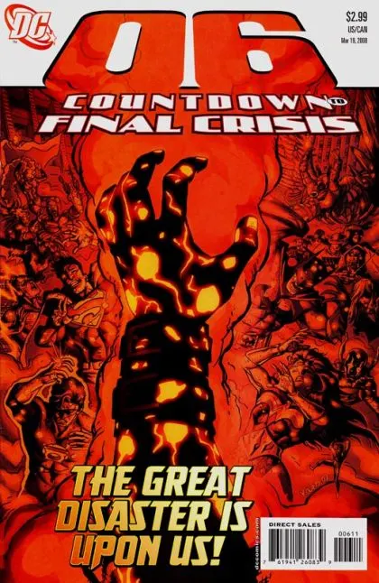 Countdown #6 comic book cover, 2008