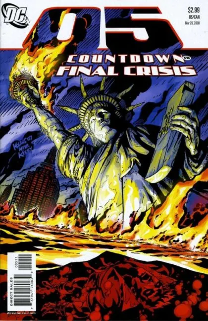Countdown #5 comic book cover, 2008
