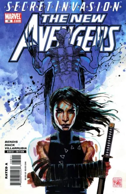 New Avengers, Vol. 1 #39 David Mack Regular comic book cover, 2008