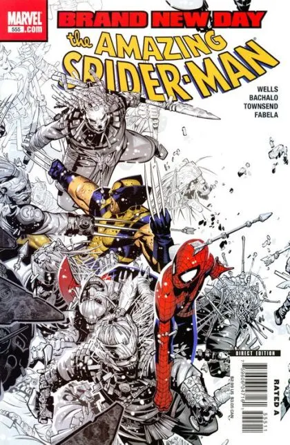 The Amazing Spider-Man, Vol. 2 #555 Chris Bachalo Regular comic book cover, 2008
