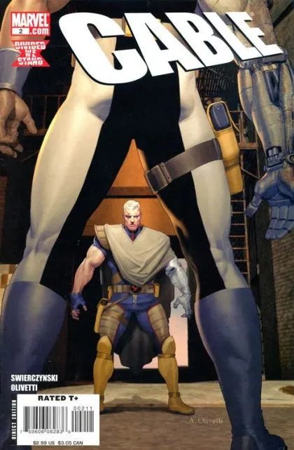 Cable, Vol. 2 #2 comic book cover, 2008