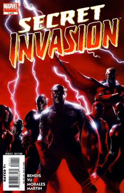 Secret Invasion, Vol. 1 #1 Gabriele Dell'Otto Regular comic book cover, 2008
