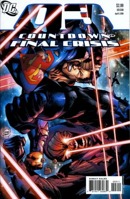 Countdown #3 comic book cover, 2008