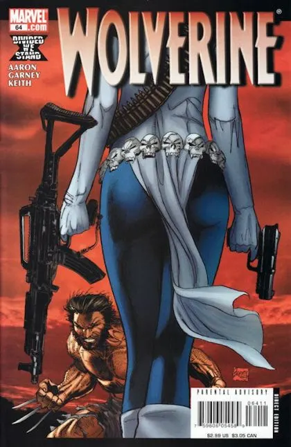 Wolverine, Vol. 3 #64 Direct Edition comic book cover, 2008