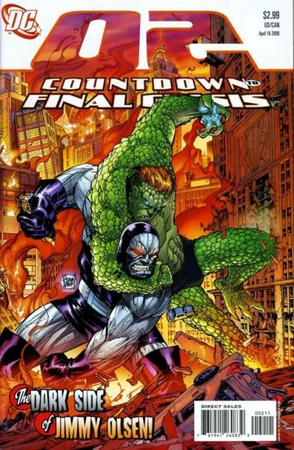 Countdown #2 comic book cover, 2008